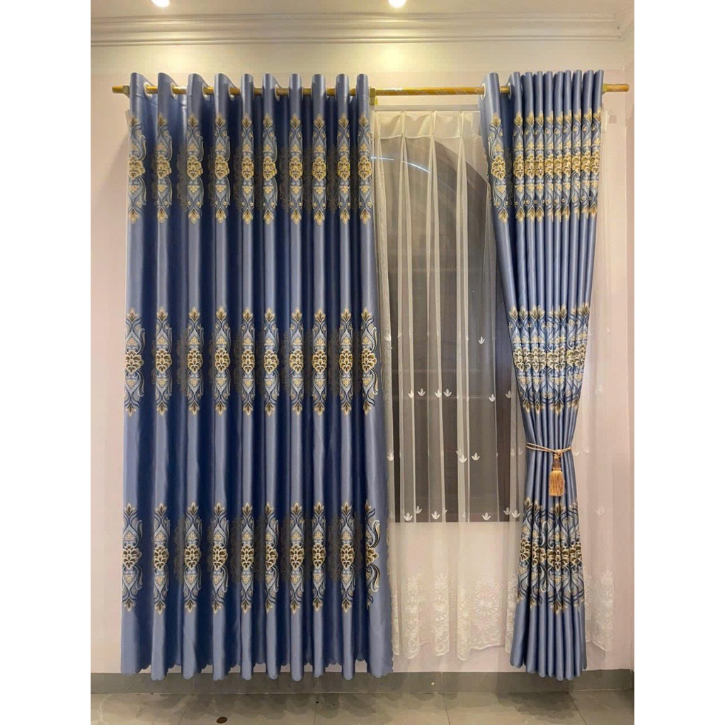 Rem 3d ngọc trai màu xám muốn có độ nhúng mua gấp đôi kích thước cửa hoặc gấp 2.5 lần để tạo độ nhúng | BigBuy360 - bigbuy360.vn