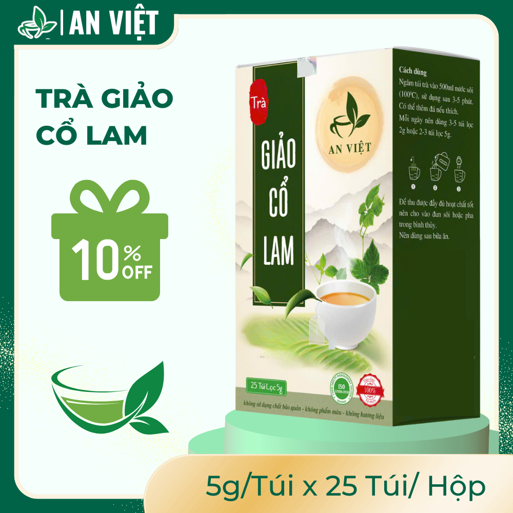 Trà Giảo Cổ Lam túi lọc An Việt lợi ích sử dụng tiện lợi hàng ngày