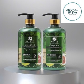 Dầu Gội Xả Phục Hồi Giảm Rụng, Mọc Tóc Tinh Chất Bưởi AILISE Grapefruit 850ML Chính Hãng