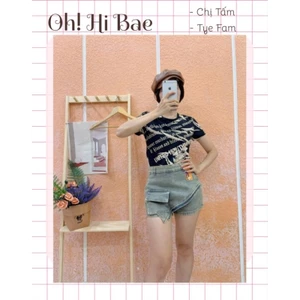 Quần váy jean thun y2k