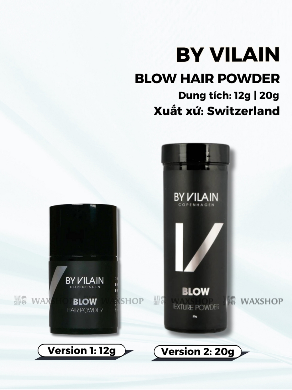 Bột tạo phồng tóc nam By Vilain Blow Hair Powder 12g | 20g chính hãng ...