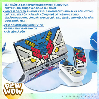 Oled/V1/V2/Lite Case Ốp Máy & Case Ốp Dock Dành Cho Máy Game Nintendo Switch Phong Cách Nhân Vật Anime Manga Game Gundam