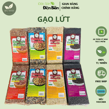 Gạo Lứt Séng Cù,Gạo Lứt Tím Than,Gạo Lứt Đỏ dẻo, Gạo Lứt Tam Sắc Điện Biên