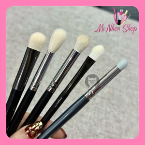 Cọ trang điểm mắt lông thú trắng nhiều size, hightlight nhỏ, nhấn mắt, blend môi đa năng -