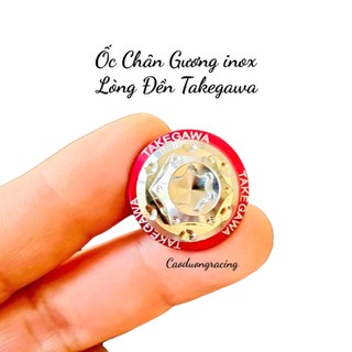 Ốc Chân Gương inox304 + long đền đỏ Takegawa chân ốc 10li Ren Thuận Salaya - Phụ Kiện Xe Máy caoduongracing