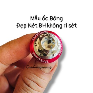 Ốc Chân Gương inox304 + long đền đỏ Takegawa chân ốc 10li Ren Thuận Salaya - Phụ Kiện Xe Máy caoduongracing