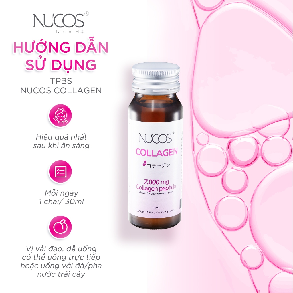 Ảnh TPBS Nước Uống Collagen Nucos 7000 [2Hộp x 10c x 30ml] 4