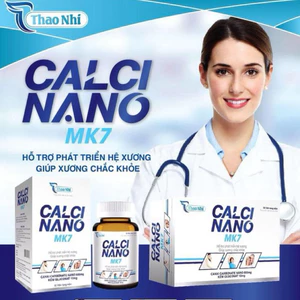 CANXI NANO MK7 Hỗ Trợ Phát Triển Hệ Xương Giúp Xương Chắc Khỏe Hộp 50 Viên