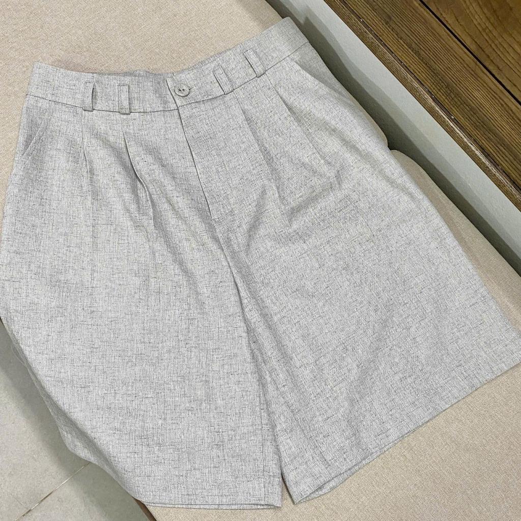 LAEM | Quần LATTE - Quần Blazer đùi chất liệu chéo Hàn cao cấp dành cho mùa thu đông