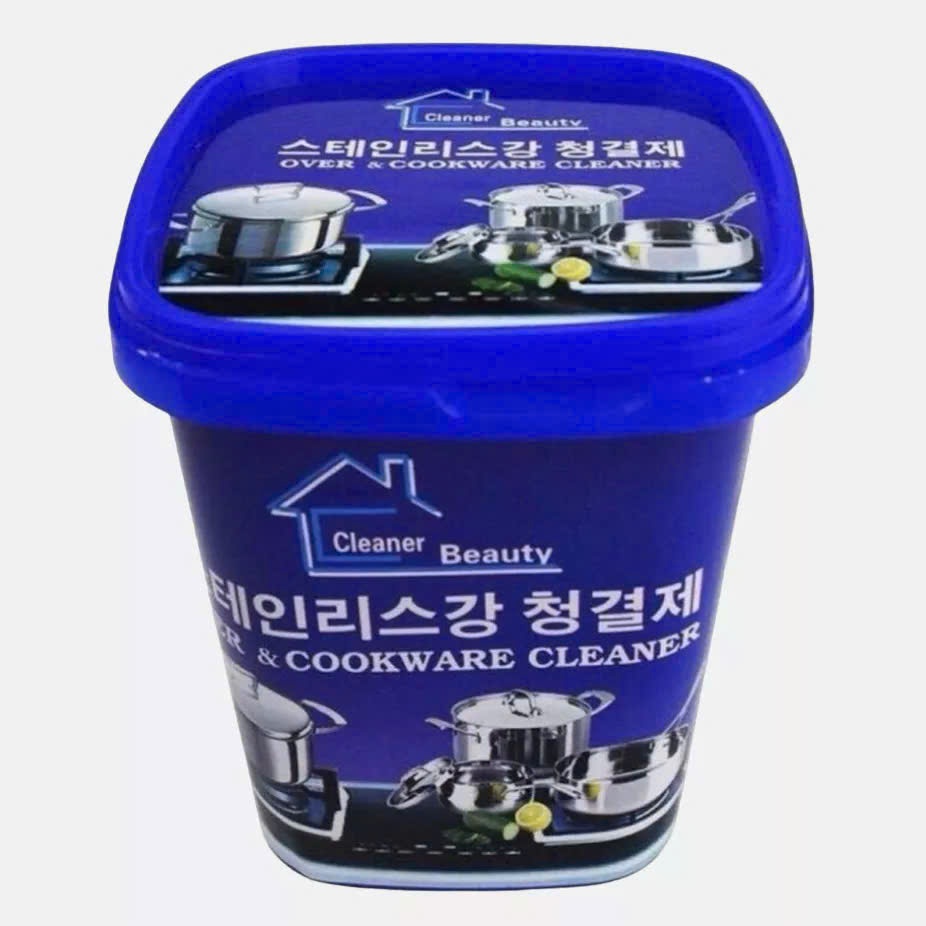 Bột Tẩy Tiện Lợi Tẩy Sạch Dầu Mỡ Lâu Ngày, Kem Tẩy Xoong Nồi An Toàn Hàn Quốc - LỌ BỘT TẨY RỬA ĐỒ NHÀ BẾP KHÔNG ĐỘC HẠI