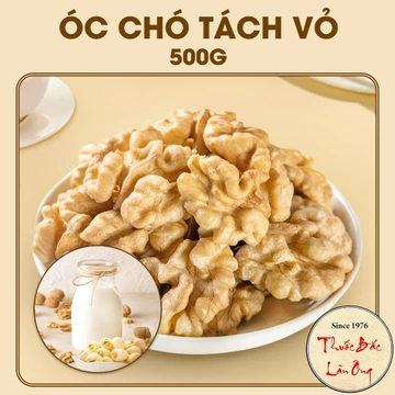 Nhân óc chó 500g, hạt óc chó vàng tách vỏ chưa rang, nấu sữa hạt, granola, ngũ cốc ăn kiêng