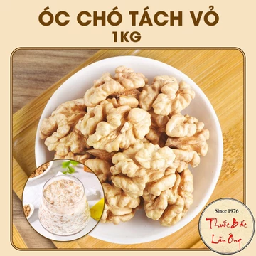 Nhân óc chó 1kg, hạt óc chó vàng tách vỏ chưa rang, nấu sữa hạt, granola, ngũ cốc ăn kiêng