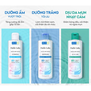 Nước Tẩy Trang Sạch Sâu Dưỡng Ẩm Micellar Water Hydrating/ Whitening/ Acne Care (240ml/chai)