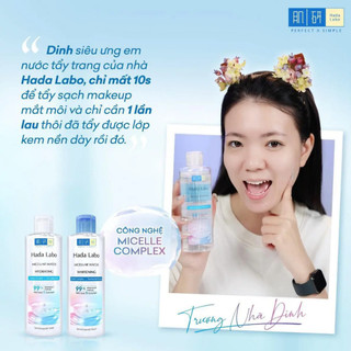 Nước Tẩy Trang Sạch Sâu Dưỡng Ẩm Micellar Water Hydrating/ Whitening/ Acne Care (240ml/chai)