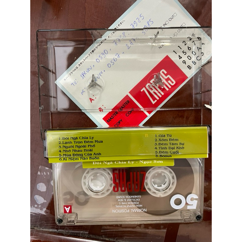 Băng Cassette Ngọc Sơn - The Best Of Ngọc Sơn