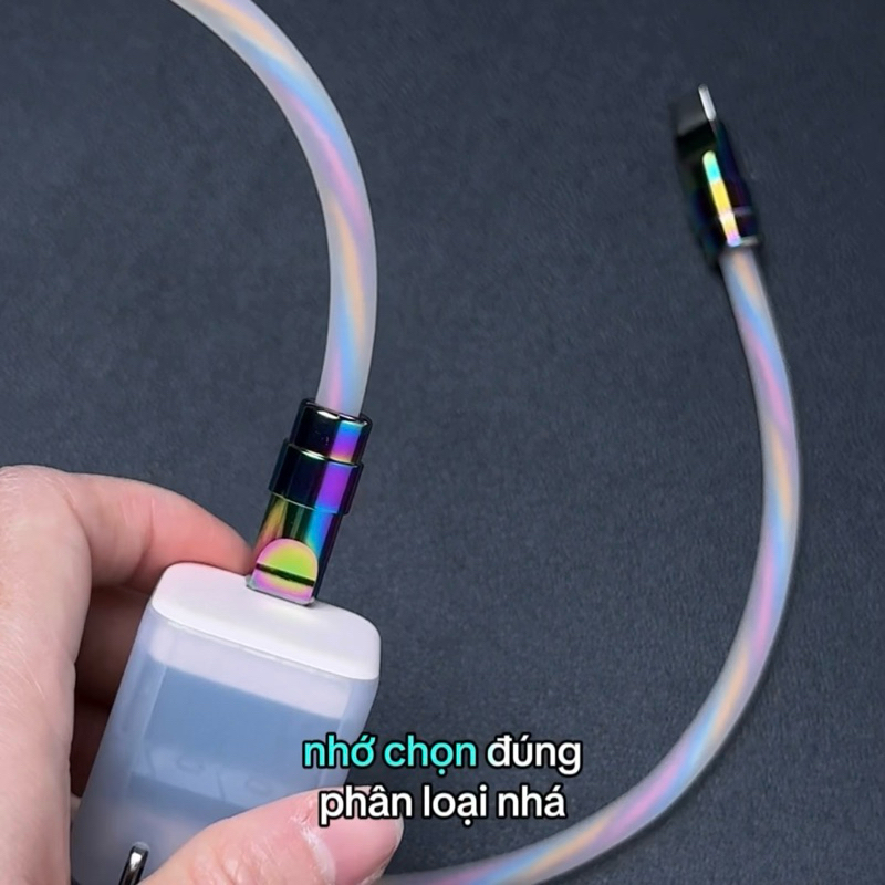 [M7] Dây cáp sạc nhanh 100W - Dài 50cm/100cm - Có chip Emarker - Dây silicon - Type C - Type C PD 100W Max