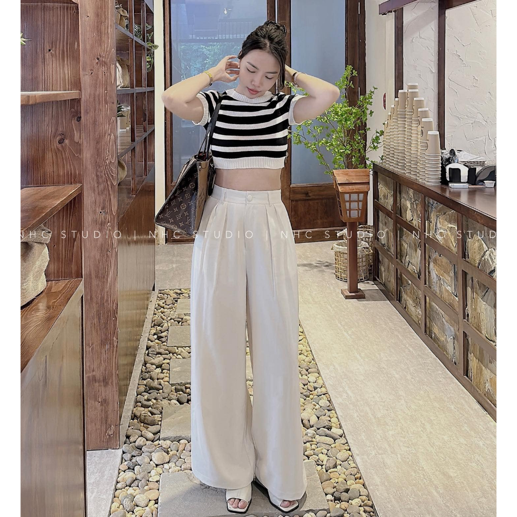 LA EM I Quần Shilla - quần suông nữ chất liệu cao cấp vải không nhăn, mềm mịn dứng dáng