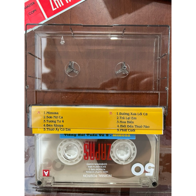 Băng Cassette Tiếng Hát Tuấn Vũ - MiMoSa