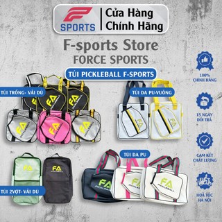 (Giá huỷ diệt)Túi đựng vợt Pickleball F-sports da PU, Túi vải dù, túi thể thao thời trang bền đẹp, chống bụi, dễ vệ sinh