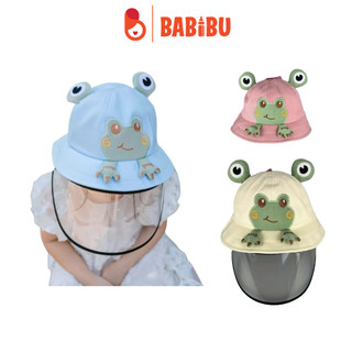 Mũ gấu thêu kèm kính chống giọt bắn, chống bụi bẩn cho bé từ 1 tới 4 tuổi