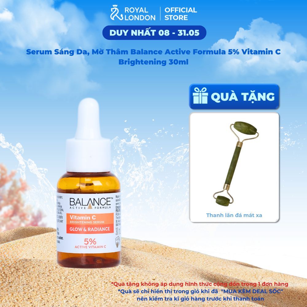 Ảnh Serum Sáng Da, Mờ Thâm Balance Active Formula 5% Vitamin C Brightening 30ml 1