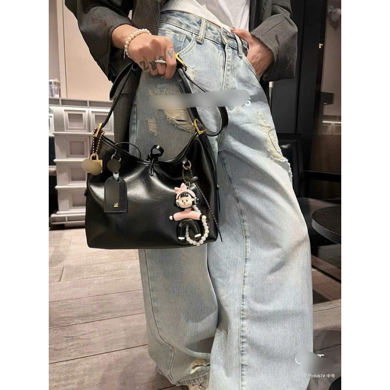 (DEAL Mở Bán)Túi Masha da mềm TẶNG KÈM MÓC treo siêu xinh size 25cm