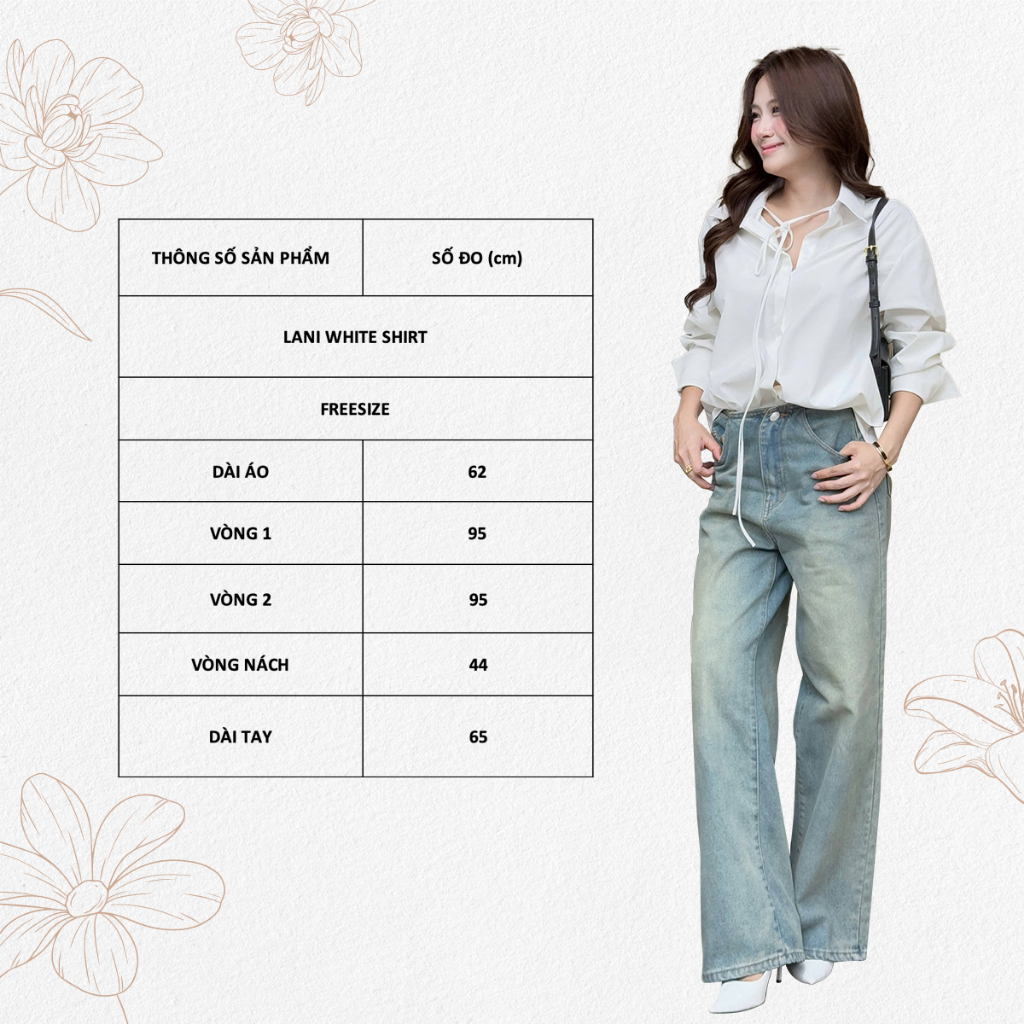 Ảnh TUBYCATU | Lani White Shirt 2