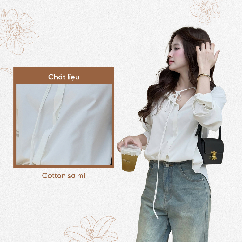 Ảnh TUBYCATU | Lani White Shirt 3