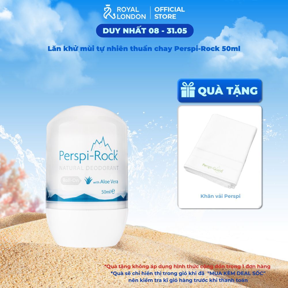 Ảnh Lăn khử mùi tự nhiên thuần chay Perspi-Rock 50ml 1