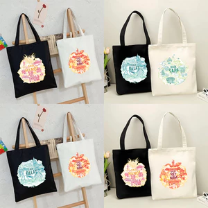 Túi vải canvas bộ sưu tập Ơ KÌA VIỆT NAM TÚI TOTE DU LỊCH đeo vai phong cách thời trang đựng đồ 35x40cm tota086