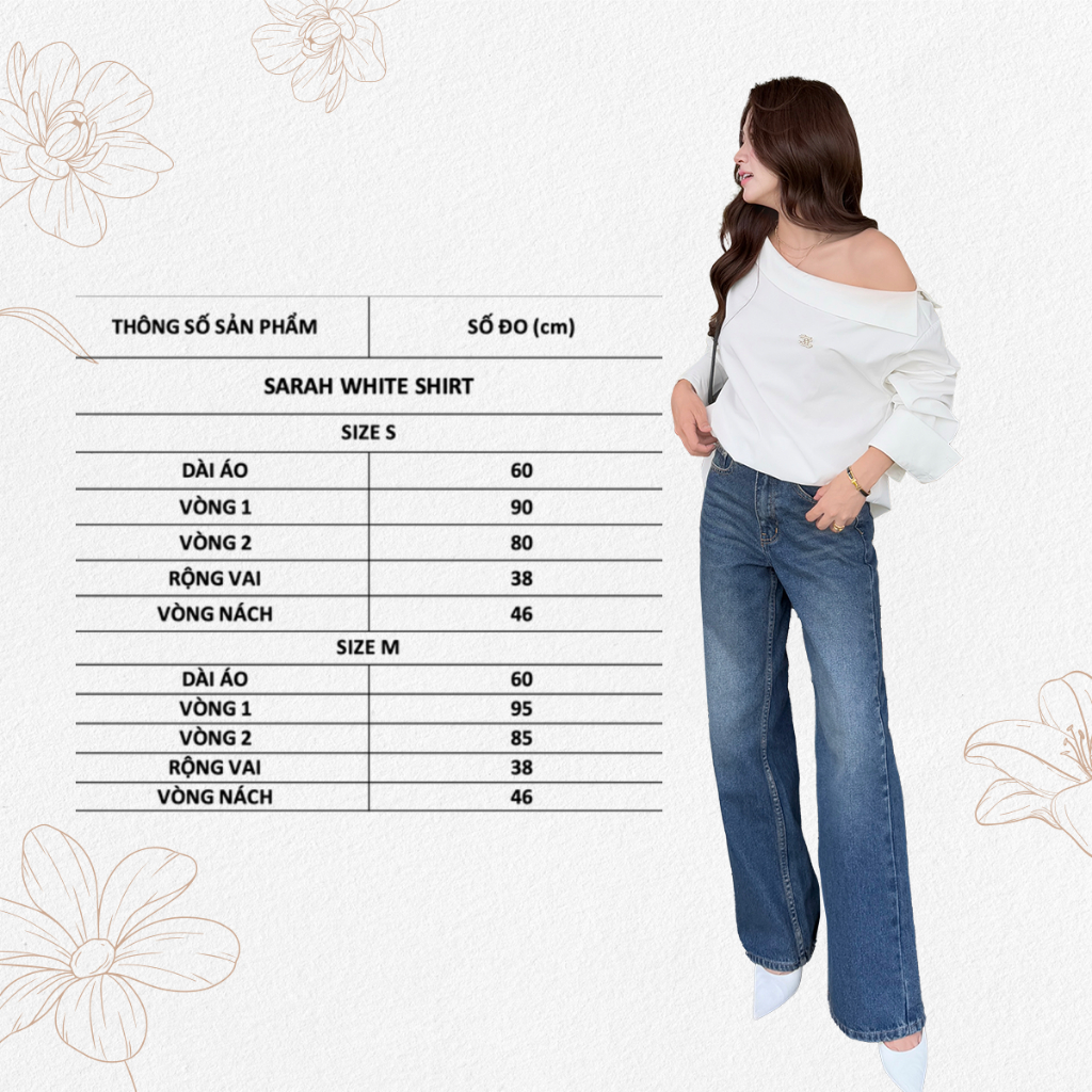 Ảnh TUBYCATU | Sarah White Shirt 2