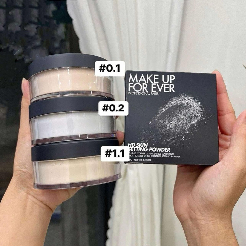 Phấn phủ Make Up For Ever HD Skin Setting Powder – Mịn da, khóa nền 12h, kiềm dầu đỉnh