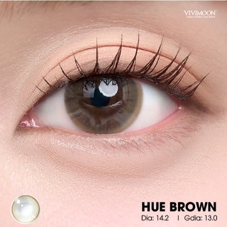 [Giá 1 chiếc - 1 bên mắt] Kính áp tròng VIVIMOON LENS màu tự nhiên Huế, hạn sử dụng 06 tháng, độ cận 0-8 độ