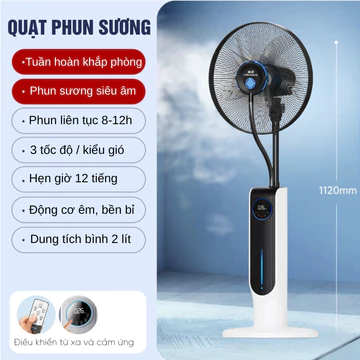 (BẢN TIẾNG VIỆT) Quạt Điều Hòa Quạt Phun Sương Quạt Điều Hòa Phun Sương Quạt Hơi Nước Quạt Điều Hòa Hơi Nước Ion Âm
