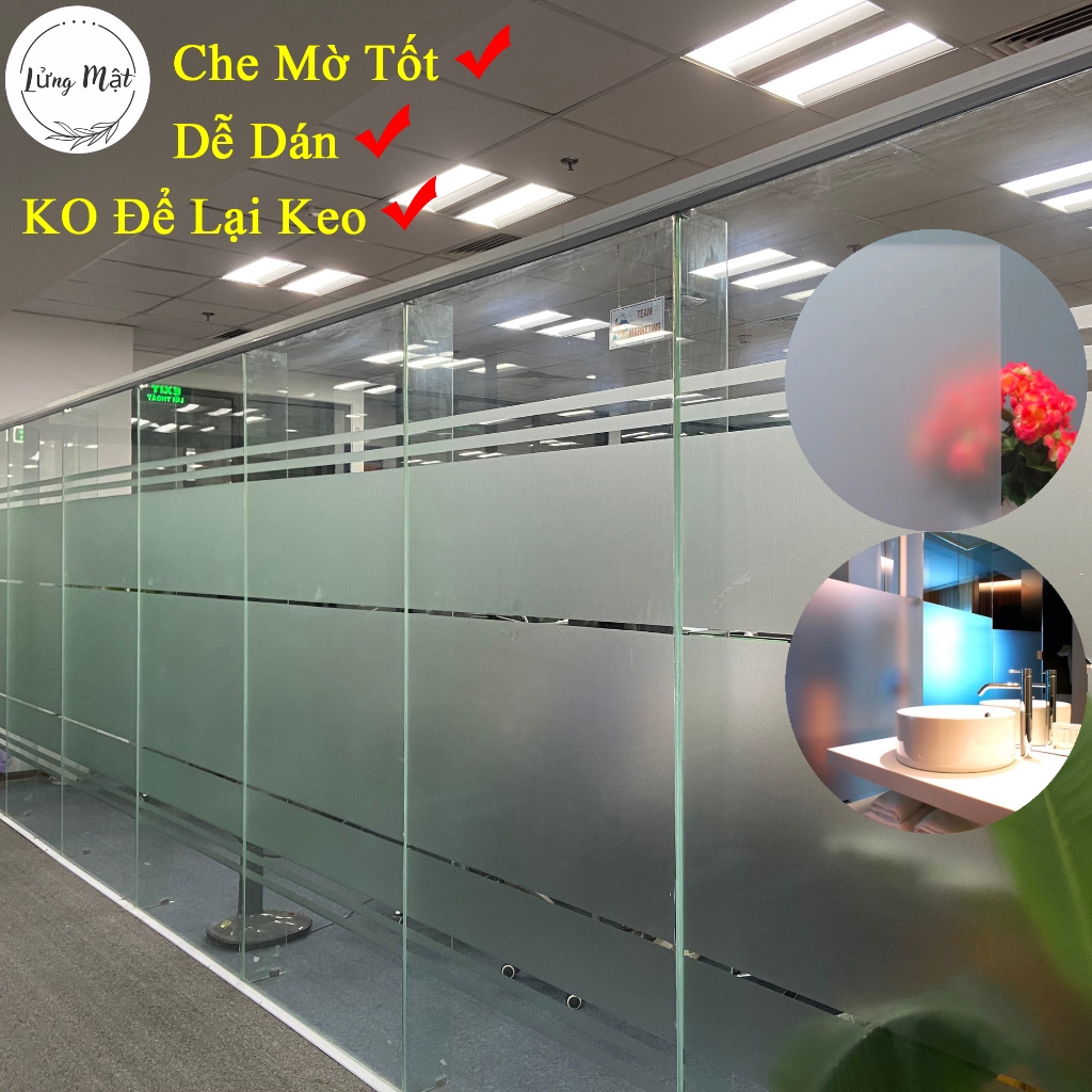 Giấy Decal Dán Kính Mờ - Dán Kính Chống Nhìn Trộm, Đảm Bảo Riêng Tư ...