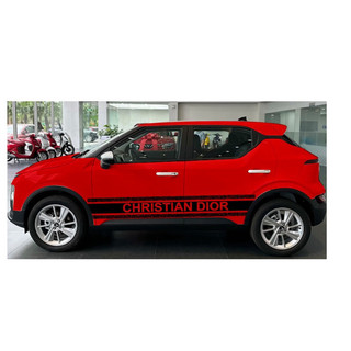 Tem 2 bên sườn Xe Oto  Vf5 ,team decal ô tô Dio