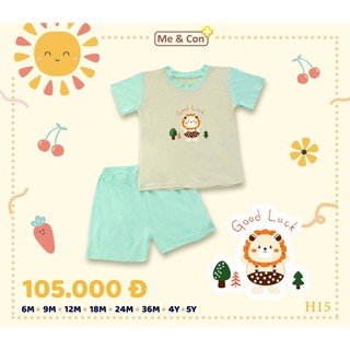 BST Cộc cổ tròn in hình đáng yêu MẸ VÀ CON+ mềm mịn, thoáng mát, ngắn tay mùa hè thoải mái cho bé