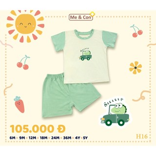 BST Cộc cổ tròn in hình đáng yêu MẸ VÀ CON+ mềm mịn, thoáng mát, ngắn tay mùa hè thoải mái cho bé