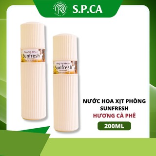 Chai xịt phòng Sunfresh 200ml hương Cà Phê làm thơm hiệu quả thời gian lưu hương lâu - SPCa000124