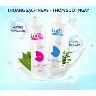 Dung dịch vệ sinh Shema Lá Đôi - Giảm ngứa, mùi, viêm nhiễm (Chai 100ml - 200ml) - Hương ngẫu nhiên