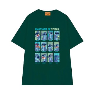 Áo Thun Hoạt Hình NGỐ TEE Lilo & Stitch Các Biểu Cảm Hài Hước Của Stitch Vải Cotton 75 Mềm Mịn