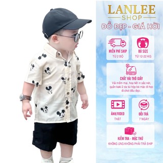 Đồ Bộ Bé Trai Mùa Hè 𝗟𝗮𝗻𝗹𝗲𝗲 𝗦𝗵𝗼𝗽 Mã MK