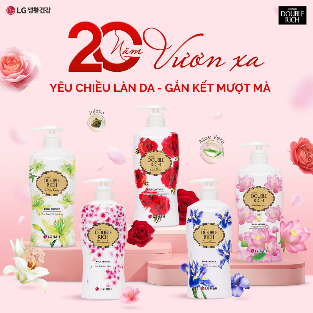 Ảnh [LIVE HANNAH 05.05 | MUA 1 TẶNG 3] Sữa tắm Double Rich Hương hoa 800ml 2