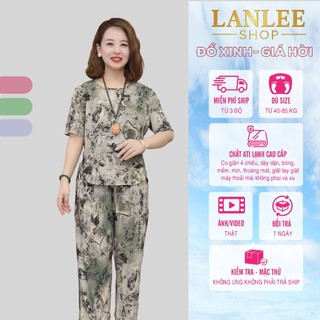 Đồ Bộ Trung Niên Cho Mẹ 𝗟𝗮𝗻𝗹𝗲𝗲 𝗦𝗵𝗼𝗽 Mã QH