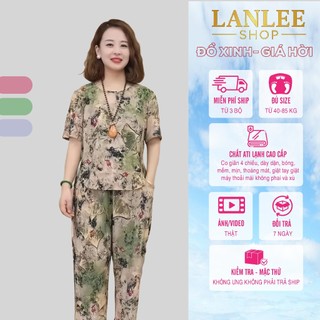 Đồ Bộ Trung Niên Cho Mẹ 𝗟𝗮𝗻𝗹𝗲𝗲 𝗦𝗵𝗼𝗽 Mã QH
