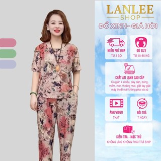 Đồ Bộ Trung Niên Cho Mẹ 𝗟𝗮𝗻𝗹𝗲𝗲 𝗦𝗵𝗼𝗽 Mã QH