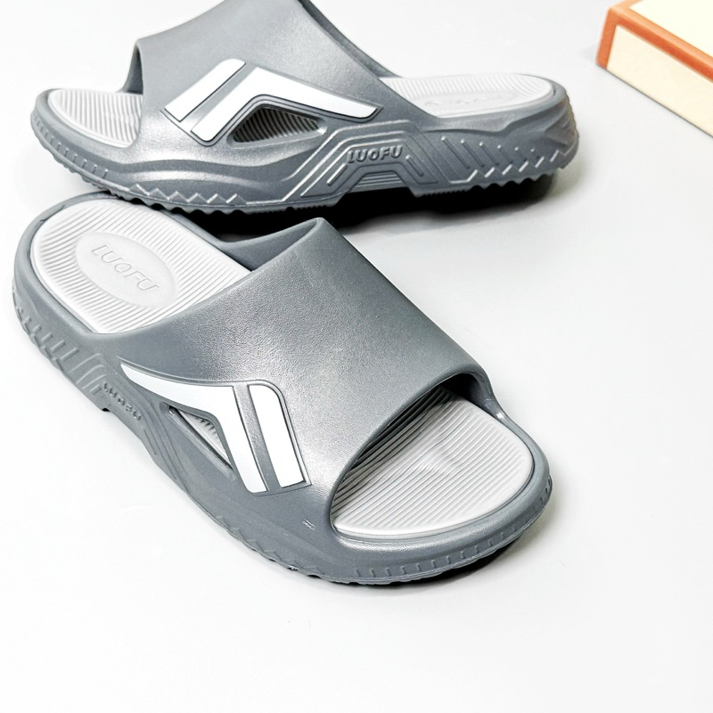 Dép Nam Luofu Đế Cao 4.5cm Siêu Nhẹ Không Ngấm Nước, Dép Lê Nam Êm Chân Chống Trơn Có Size Ngoại Cỡ