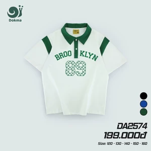 Áo Phông Cổ Tròn, Thời Trang Bé Trai, Bé Gái Size Đại DOKMA DA2222 DA2224 DA2568 DA2570 DA2572 DA2574