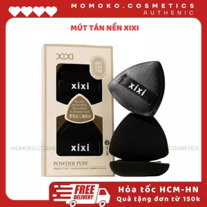 Bông Mút Tán Kem Nền SET Gồm 2 Mút Tán XIXI Mút Tam Giác Đen Hình Giọt Nước Chất Liệu Cao Su Đúc Mềm Mại An Toàn