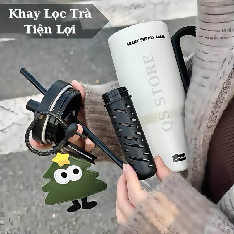 Road Trip Essential Bình Giữ Nhiệt 316 Inox 750ml Tay Cầm Lớn 2 Kiểu Uống Ống Hút + Uống Trực Tiếp Giữ Nóng Giữ Lạnh Xe Hơi Văn Phòng